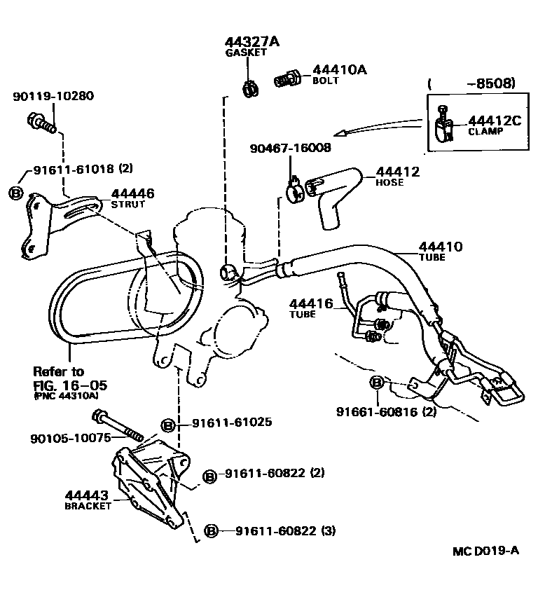 4503 — POWER STEERING TUBE
