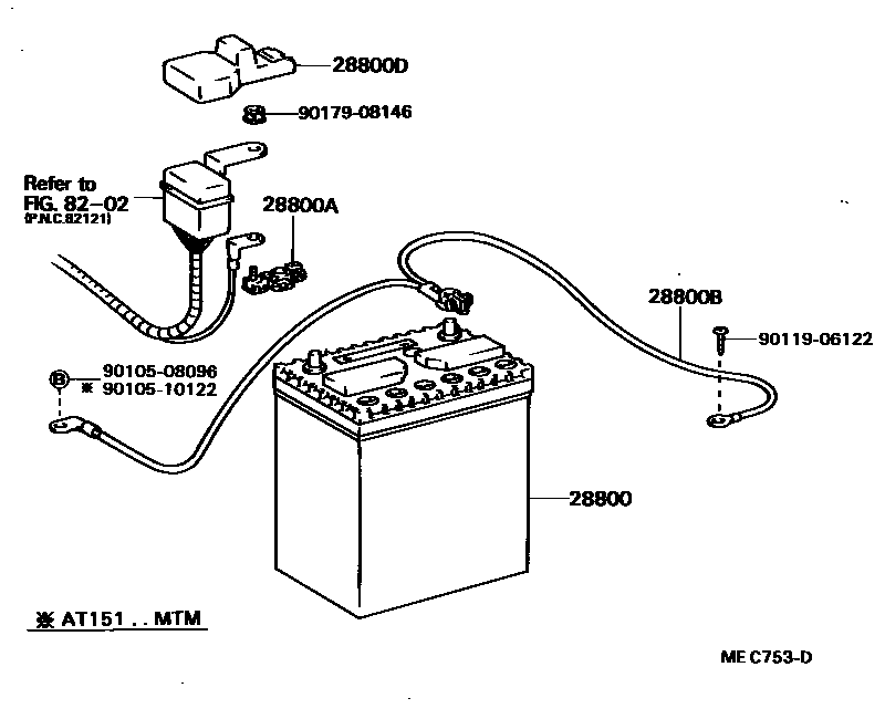 8201 — BATTERY & BATTERY CABLE