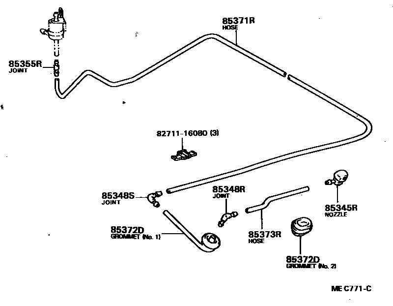 8504 — REAR WASHER