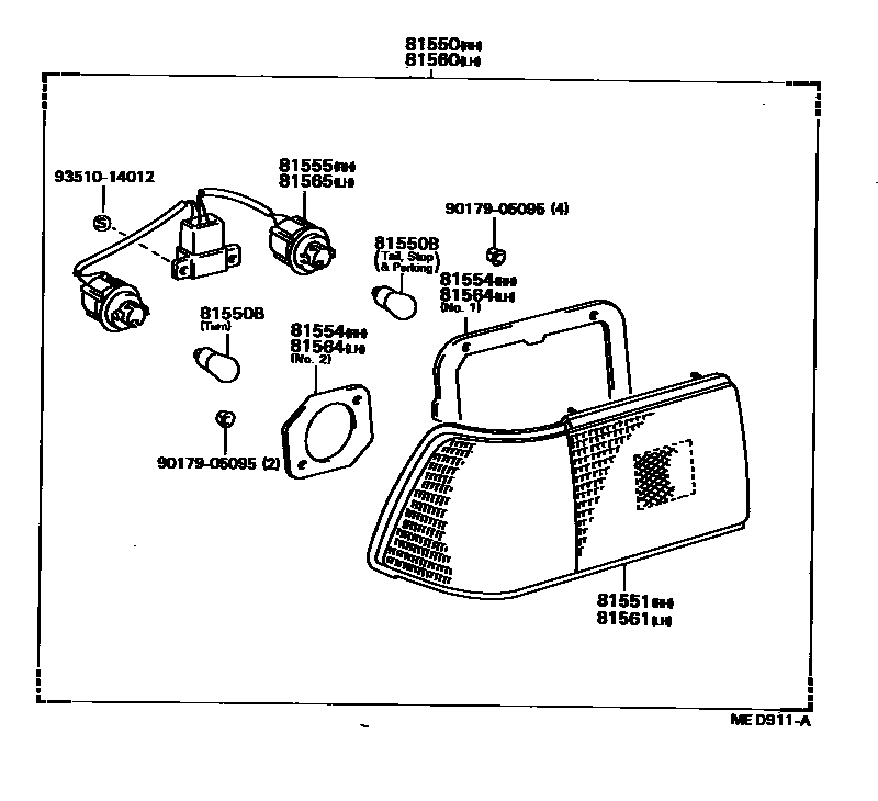 8111 — REAR COMBINATION LAMP