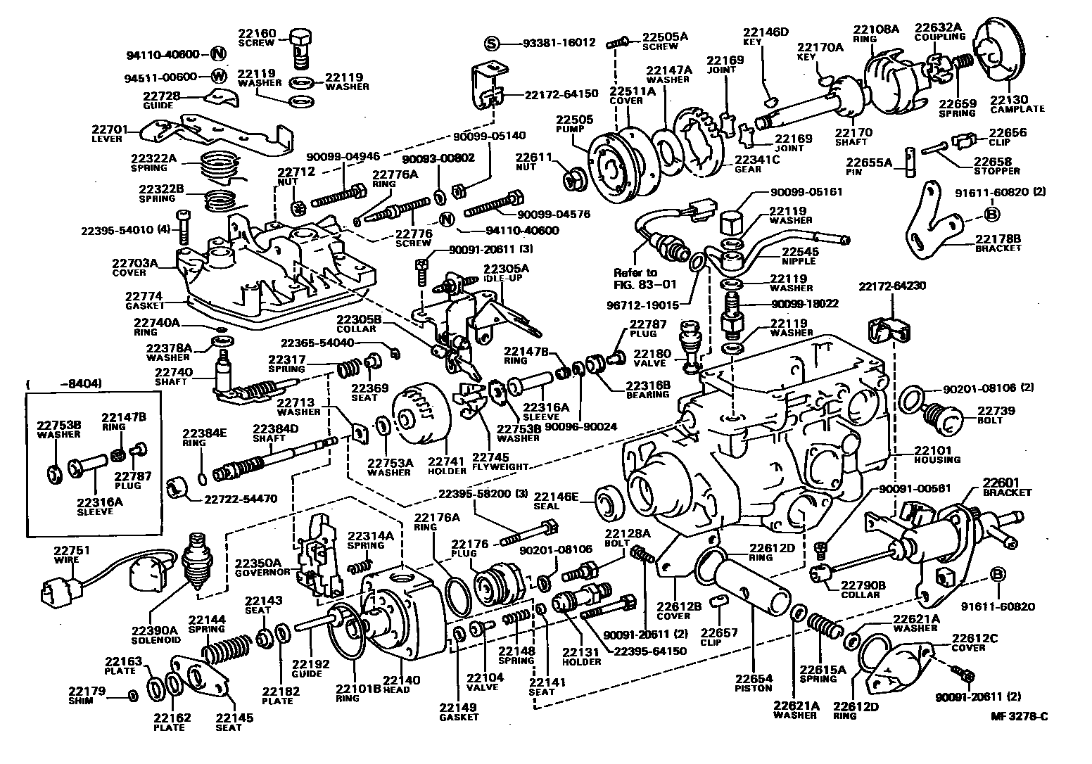 2203 — INJECTION PUMP BODY
