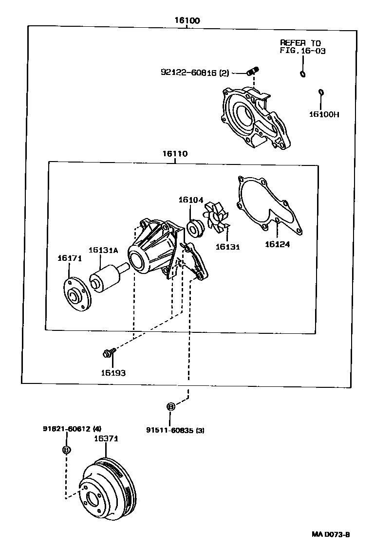 1601 — WATER PUMP