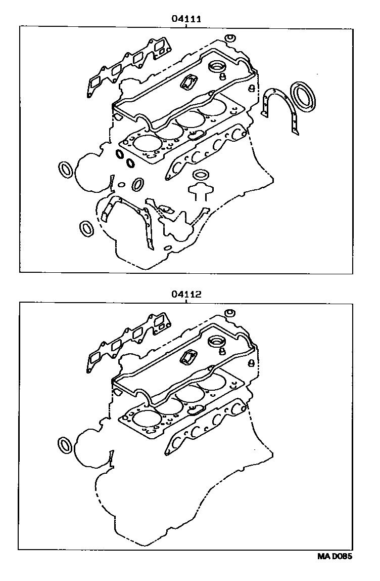 1103 — ENGINE OVERHAUL GASKET KIT