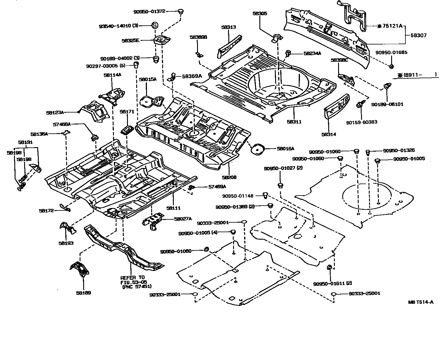 5801 — FLOOR PAN & LOWER BACK PANEL