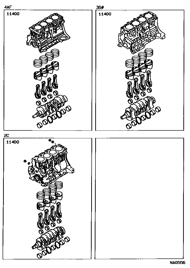 1102 — SHORT BLOCK ASSEMBLY