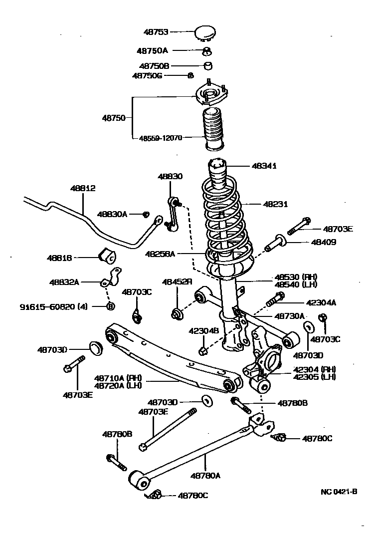 4804 — REAR SPRING & SHOCK ABSORBER