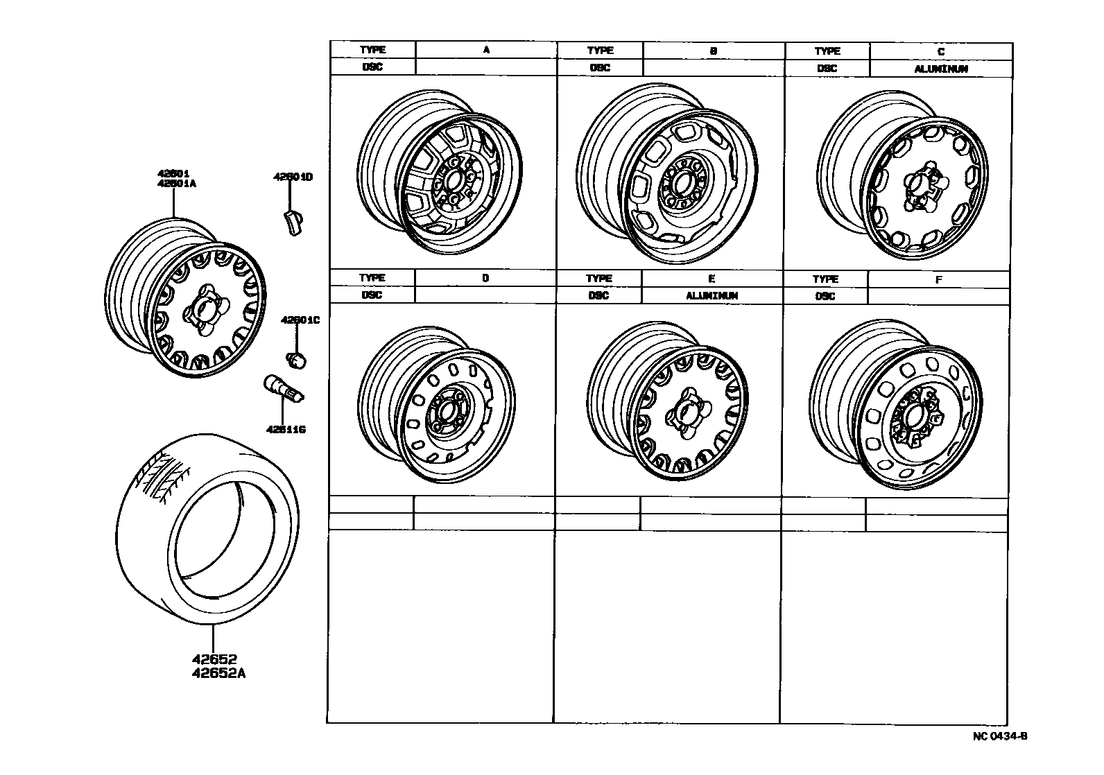 4103 — DISC WHEEL & WHEEL CAP