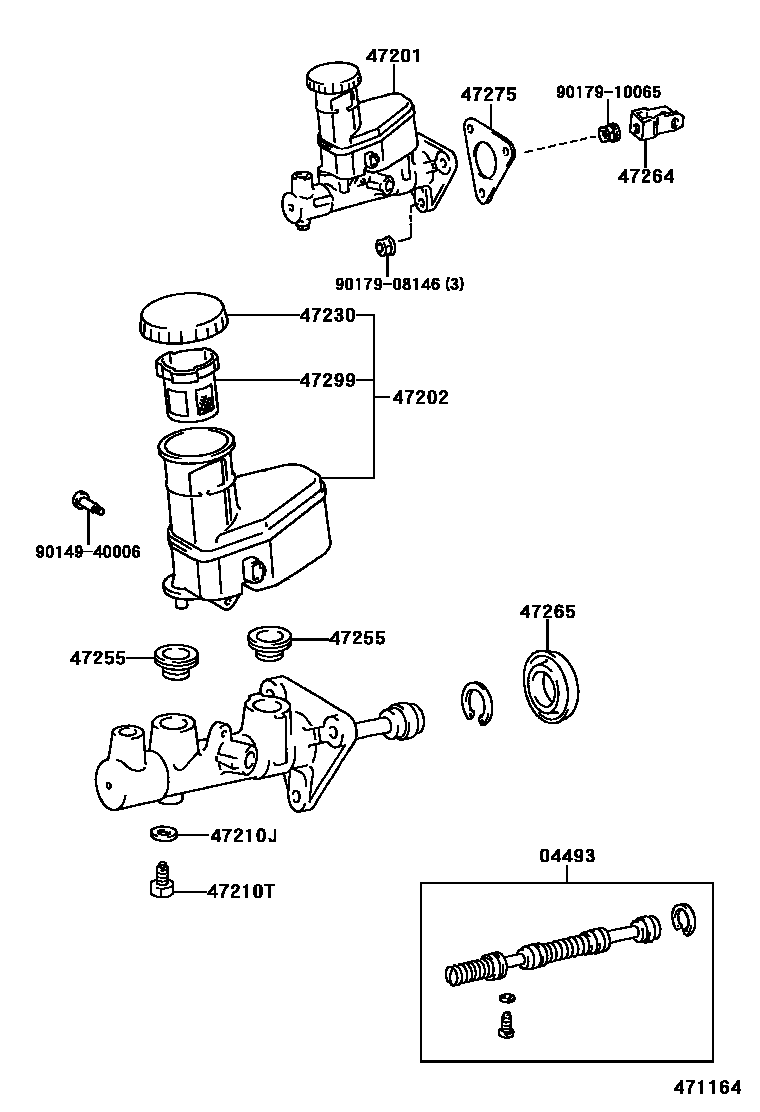 4702 — BRAKE MASTER CYLINDER