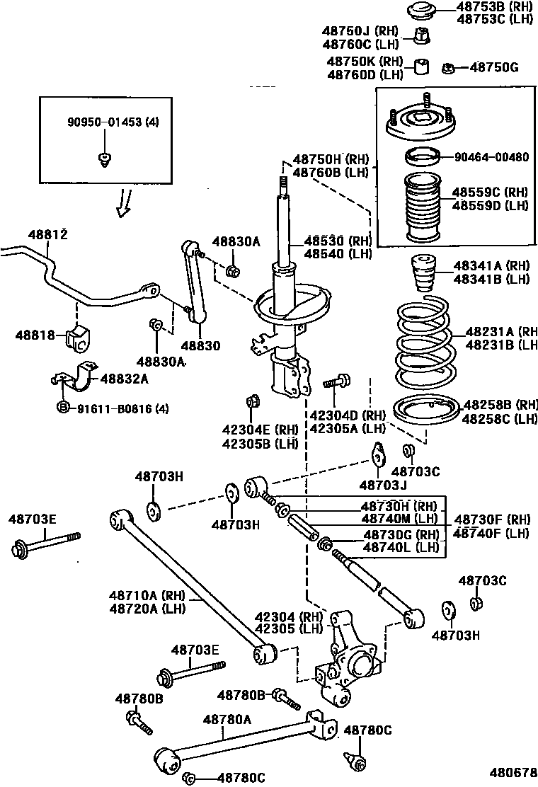 4804 — REAR SPRING & SHOCK ABSORBER
