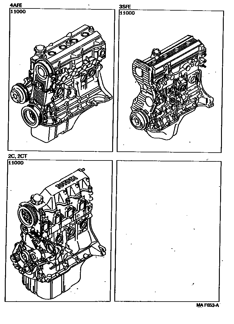 1101 — PARTIAL ENGINE ASSEMBLY