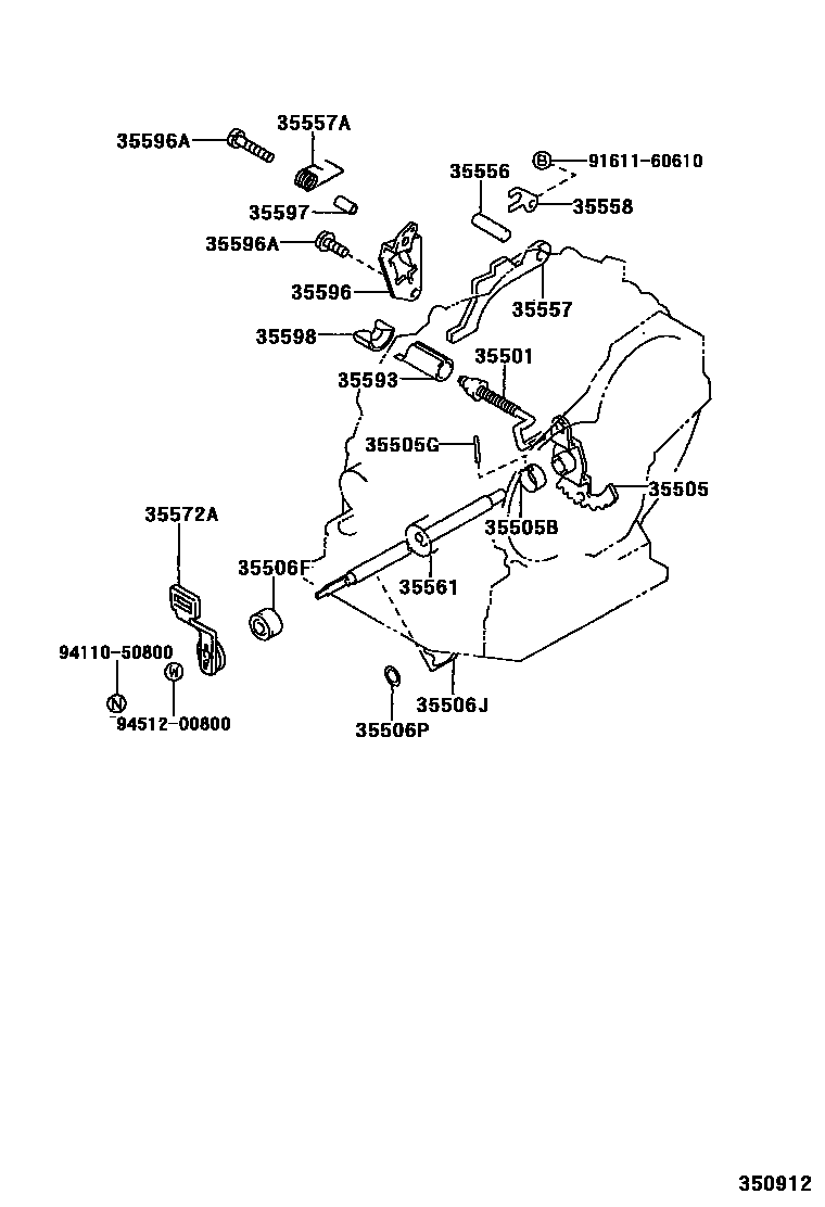 3513 — THROTTLE LINK & VALVE LEVER (ATM)