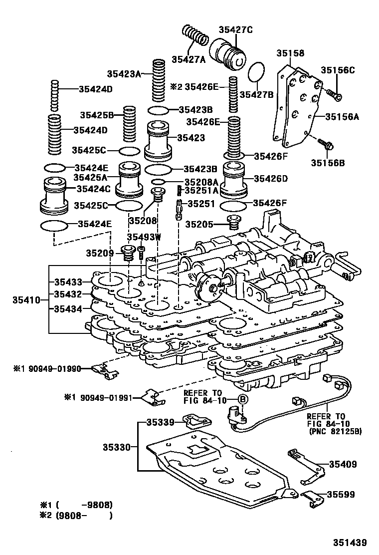 3512 — VALVE BODY & OIL STRAINER (ATM)