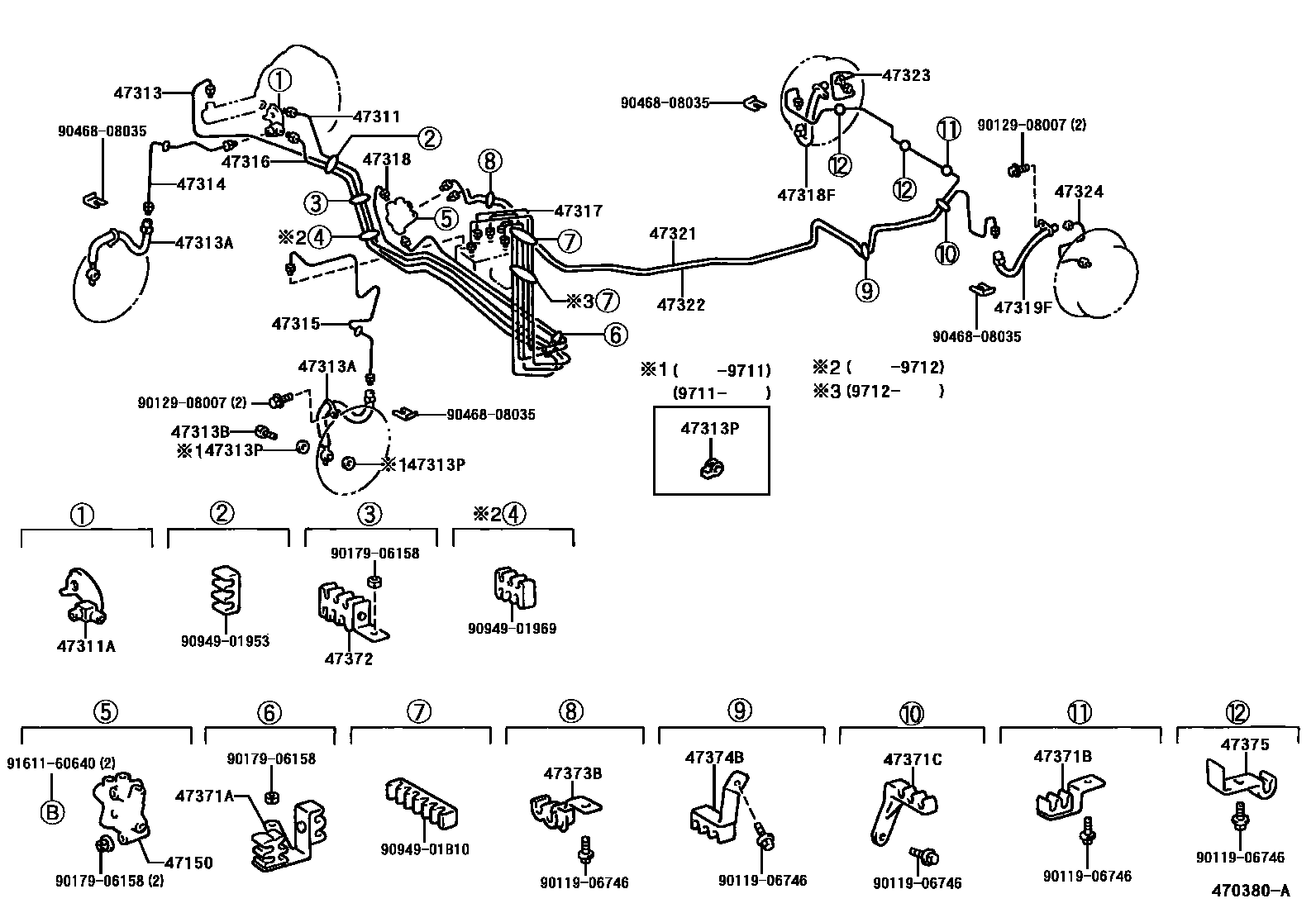 4708 — BRAKE TUBE & CLAMP