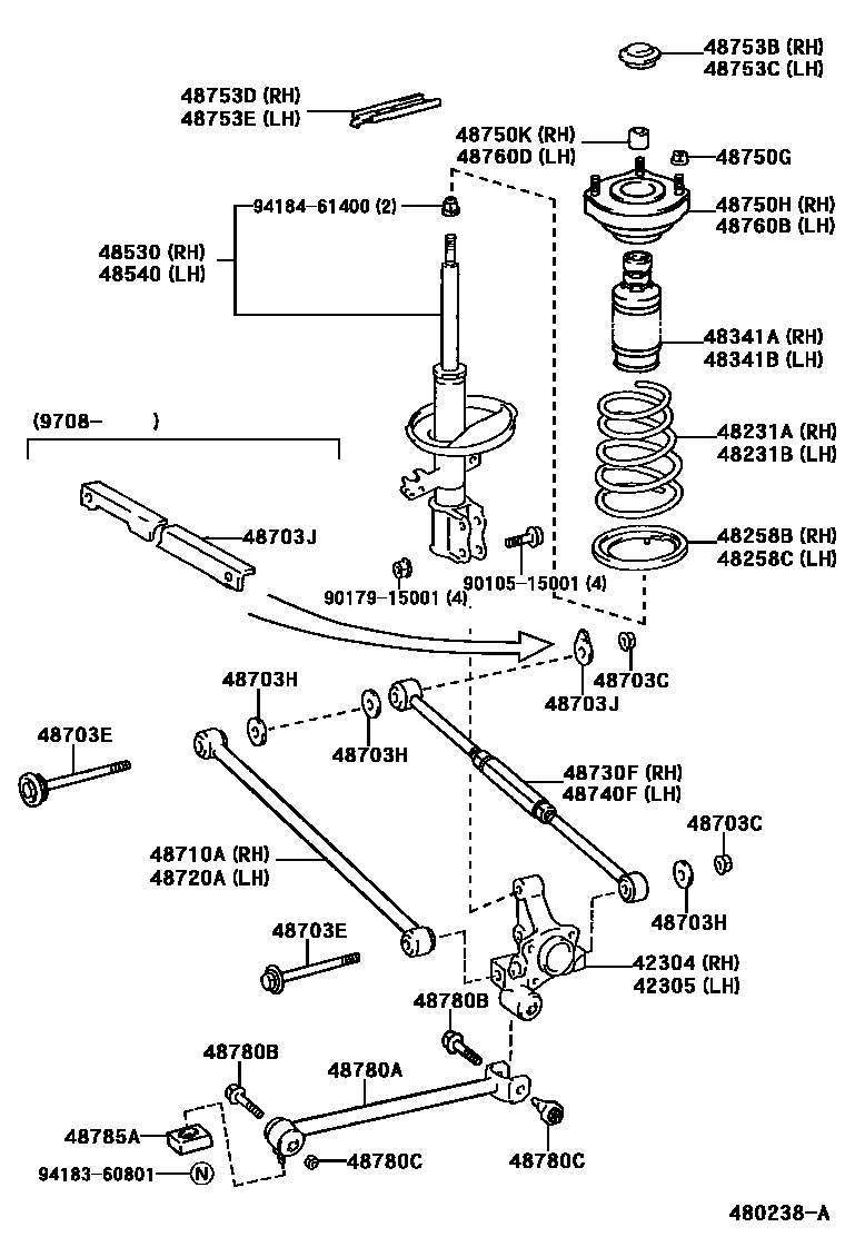4804 — REAR SPRING & SHOCK ABSORBER