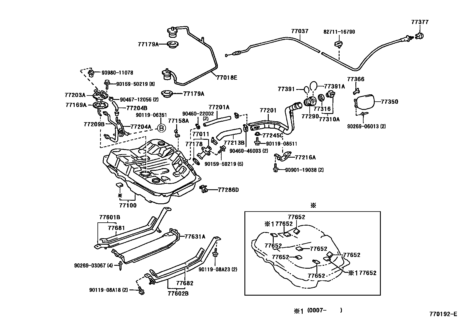 7701 — FUEL TANK & TUBE