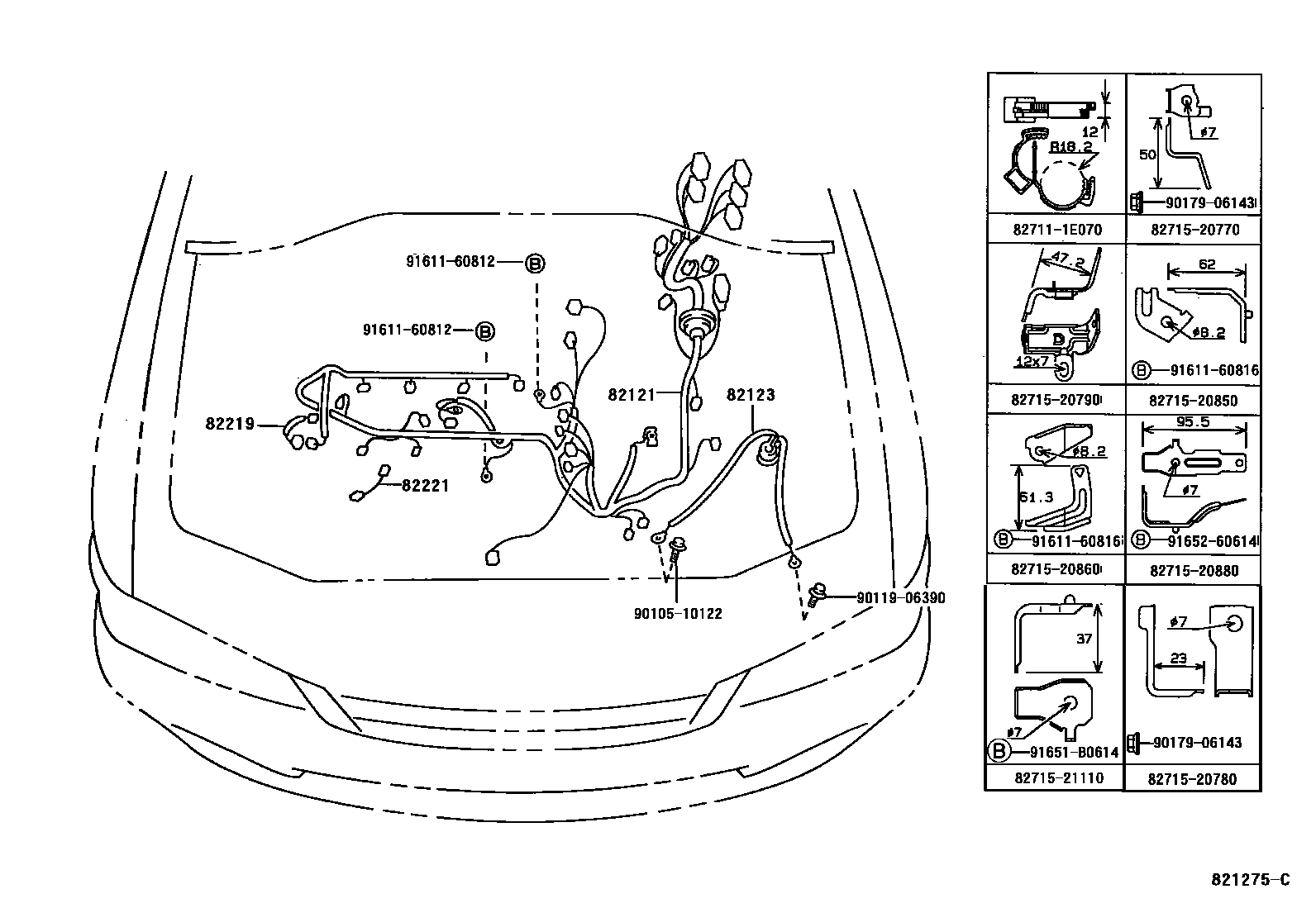 8202 — WIRING & CLAMP