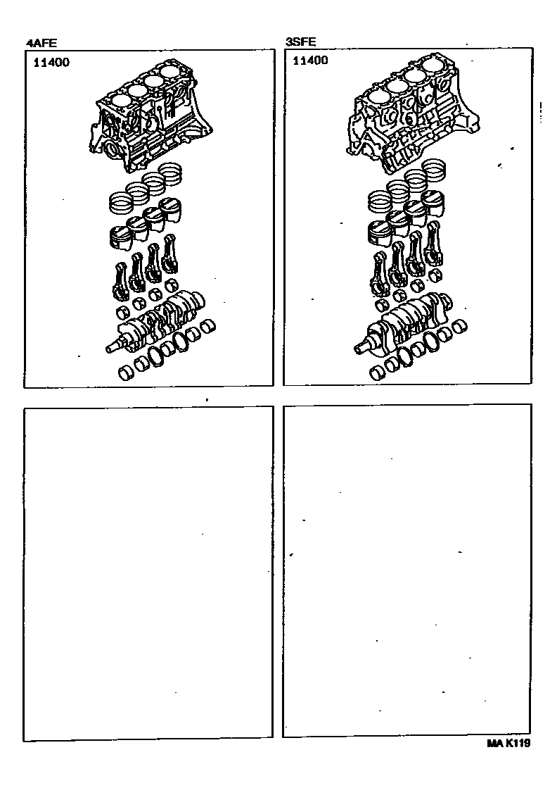 1102 — SHORT BLOCK ASSEMBLY