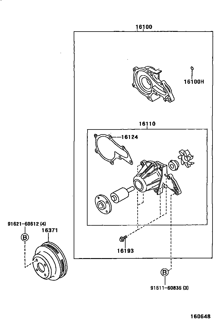 1601 — WATER PUMP