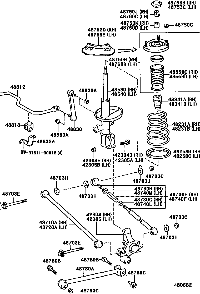 4804 — REAR SPRING & SHOCK ABSORBER