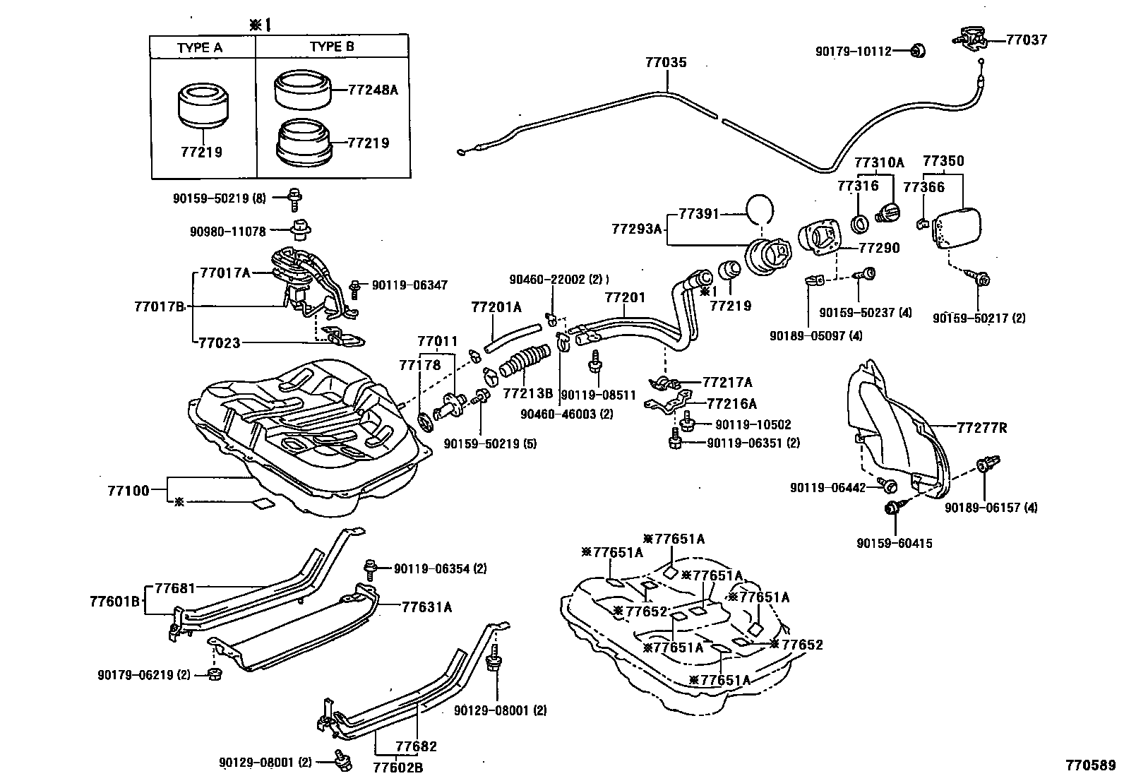 7701 — FUEL TANK & TUBE