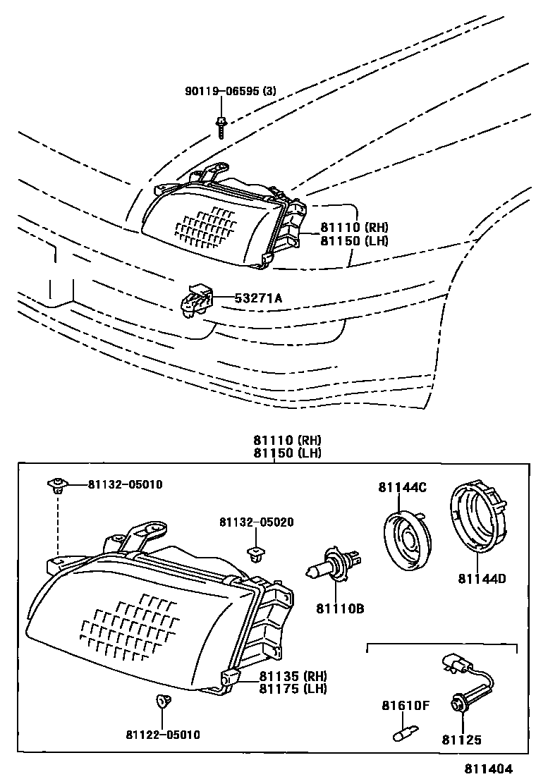 8101 — HEADLAMP