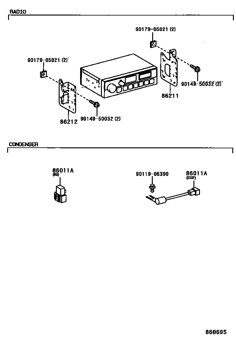 8601 — RADIO RECEIVER & AMPLIFIER & CONDENSER