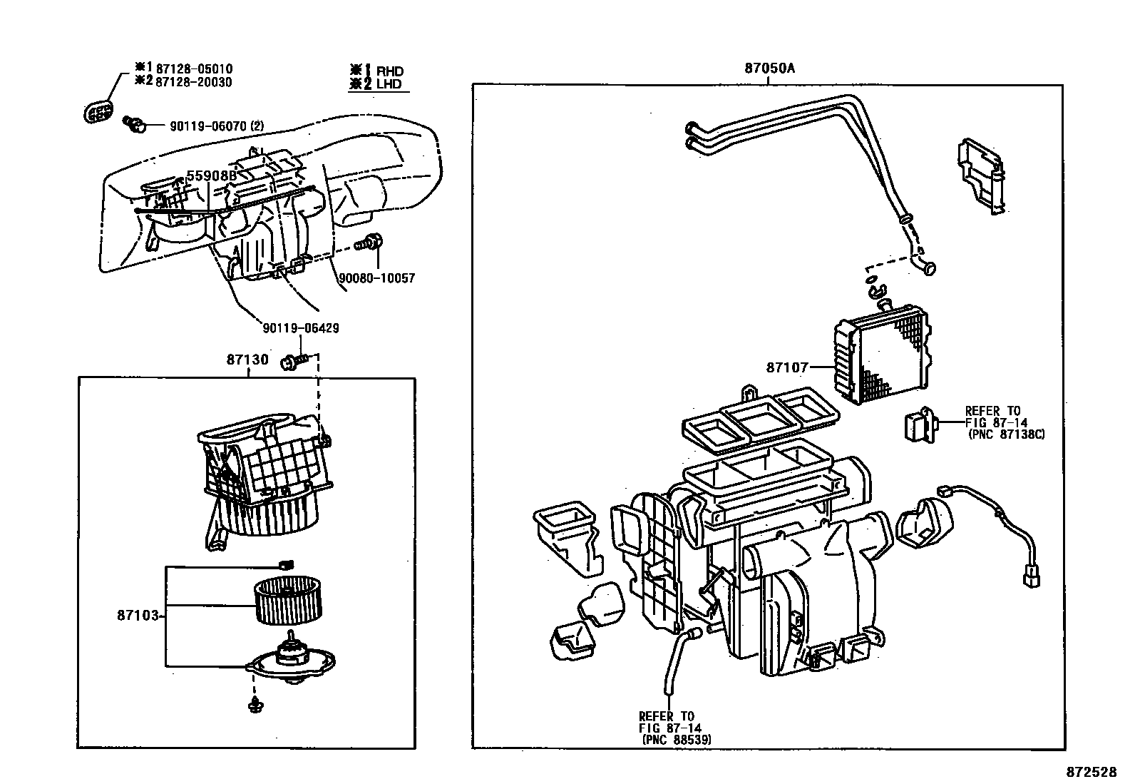 8712 — HEATING & AIR CONDITIONING - HEATER UNIT & BLOWER