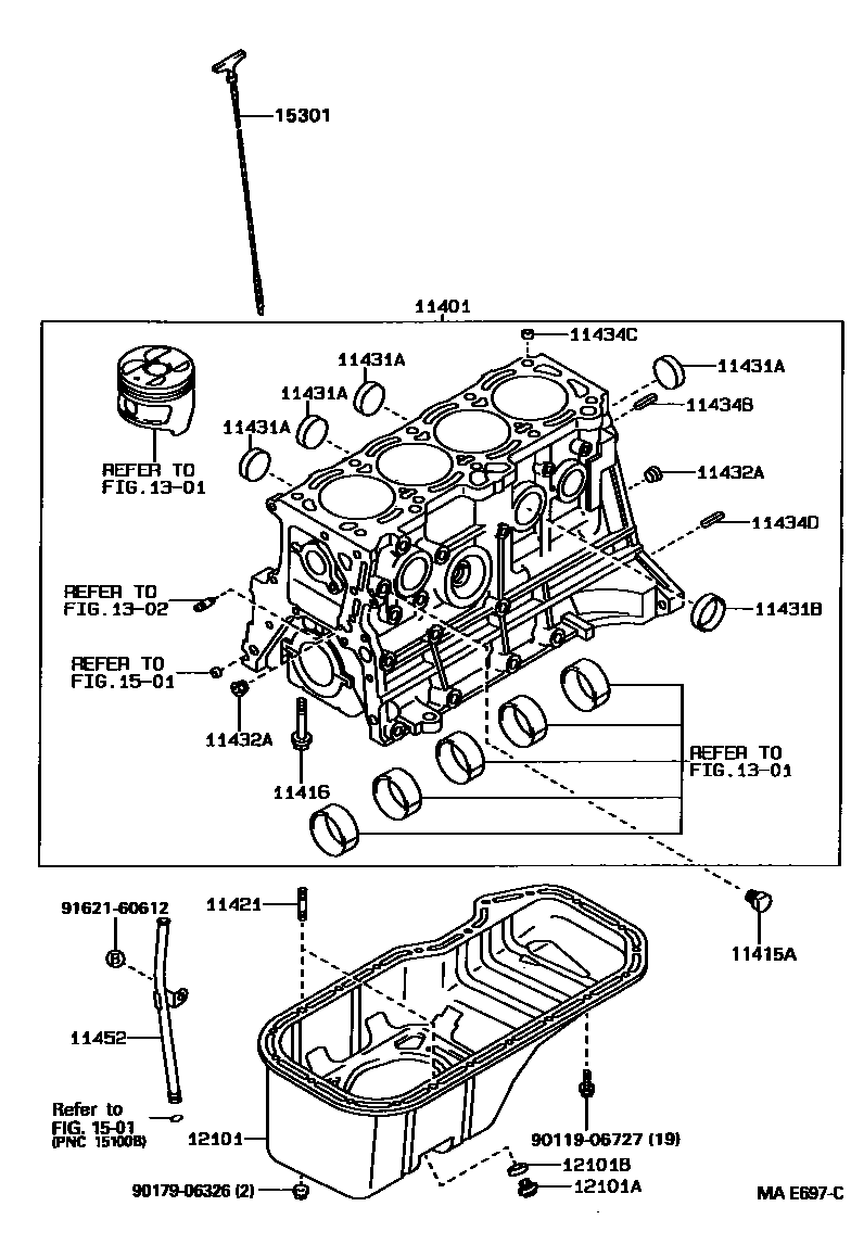 1105 — CYLINDER BLOCK