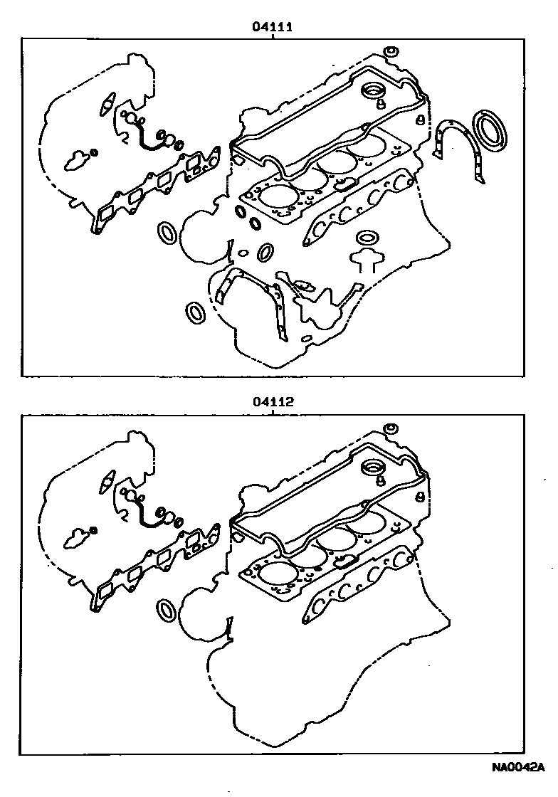 1103 — ENGINE OVERHAUL GASKET KIT