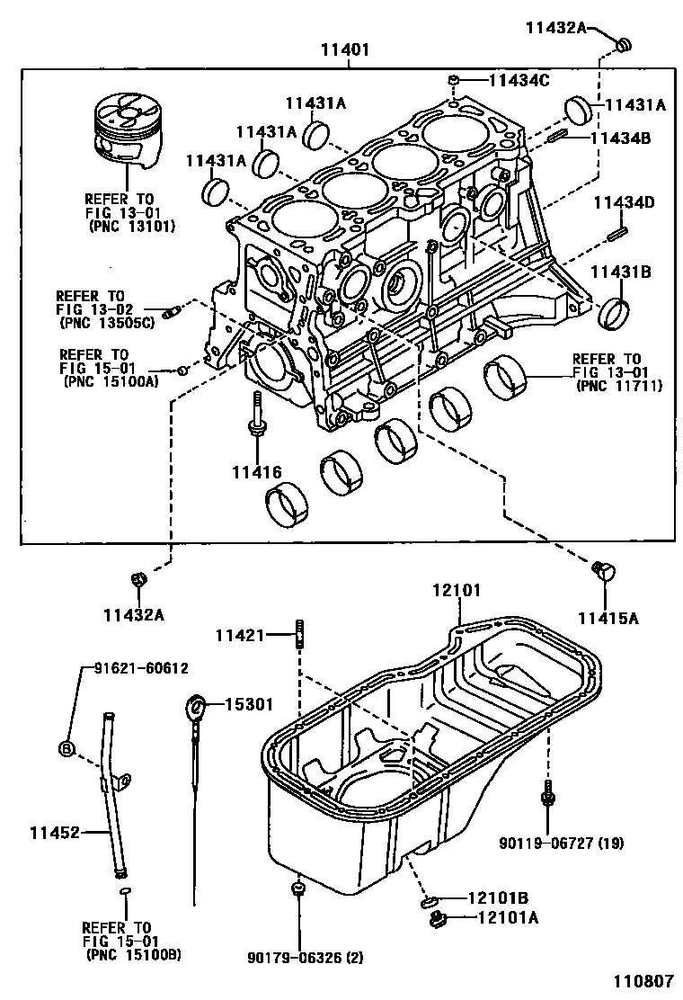 1105 — CYLINDER BLOCK