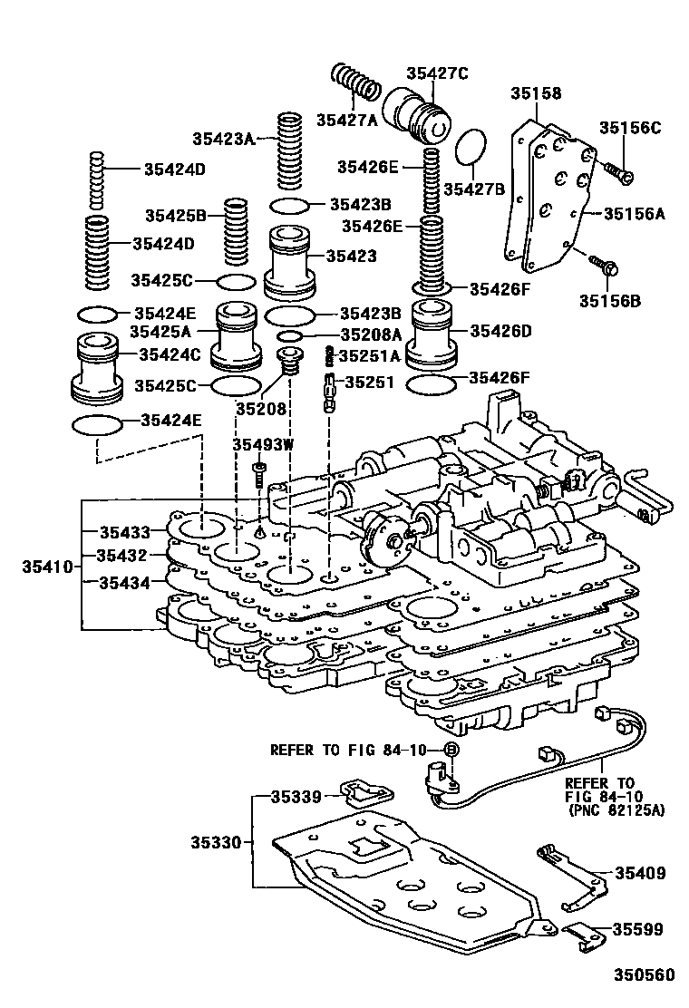 3512 — VALVE BODY & OIL STRAINER (ATM)