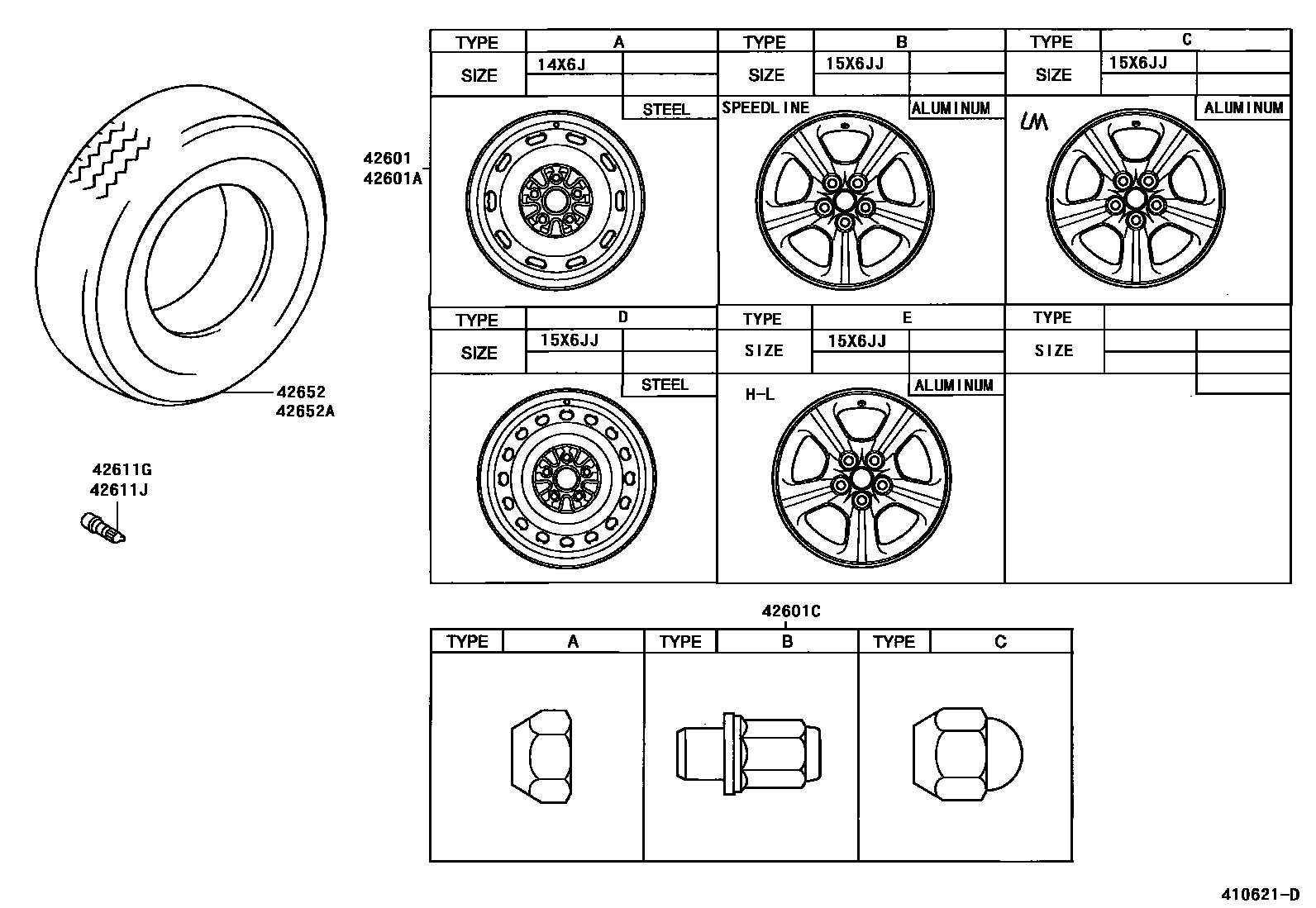 4103 — DISC WHEEL & WHEEL CAP