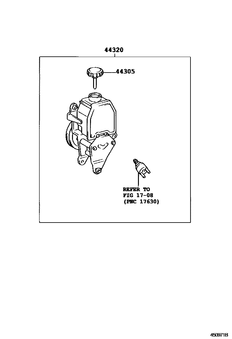 4502 — VANE PUMP & RESERVOIR (POWER STEERING)