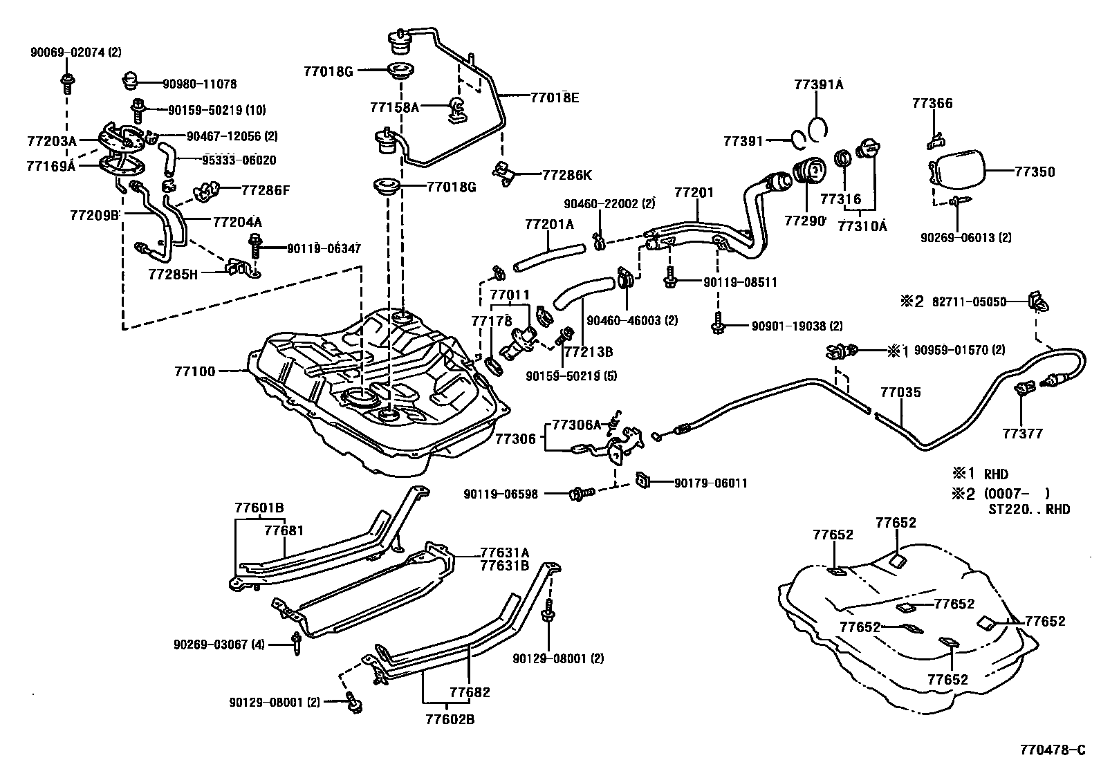 7701 — FUEL TANK & TUBE
