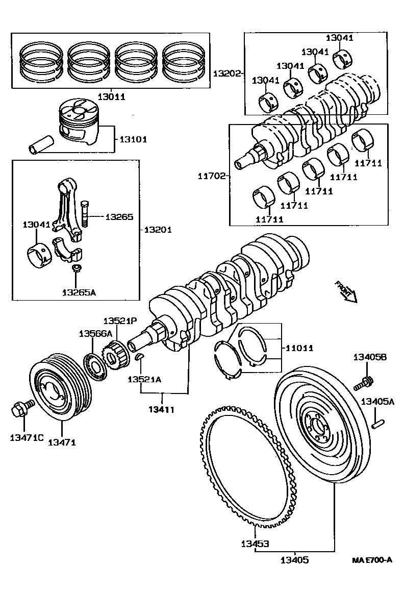 1301 — CRANKSHAFT & PISTON