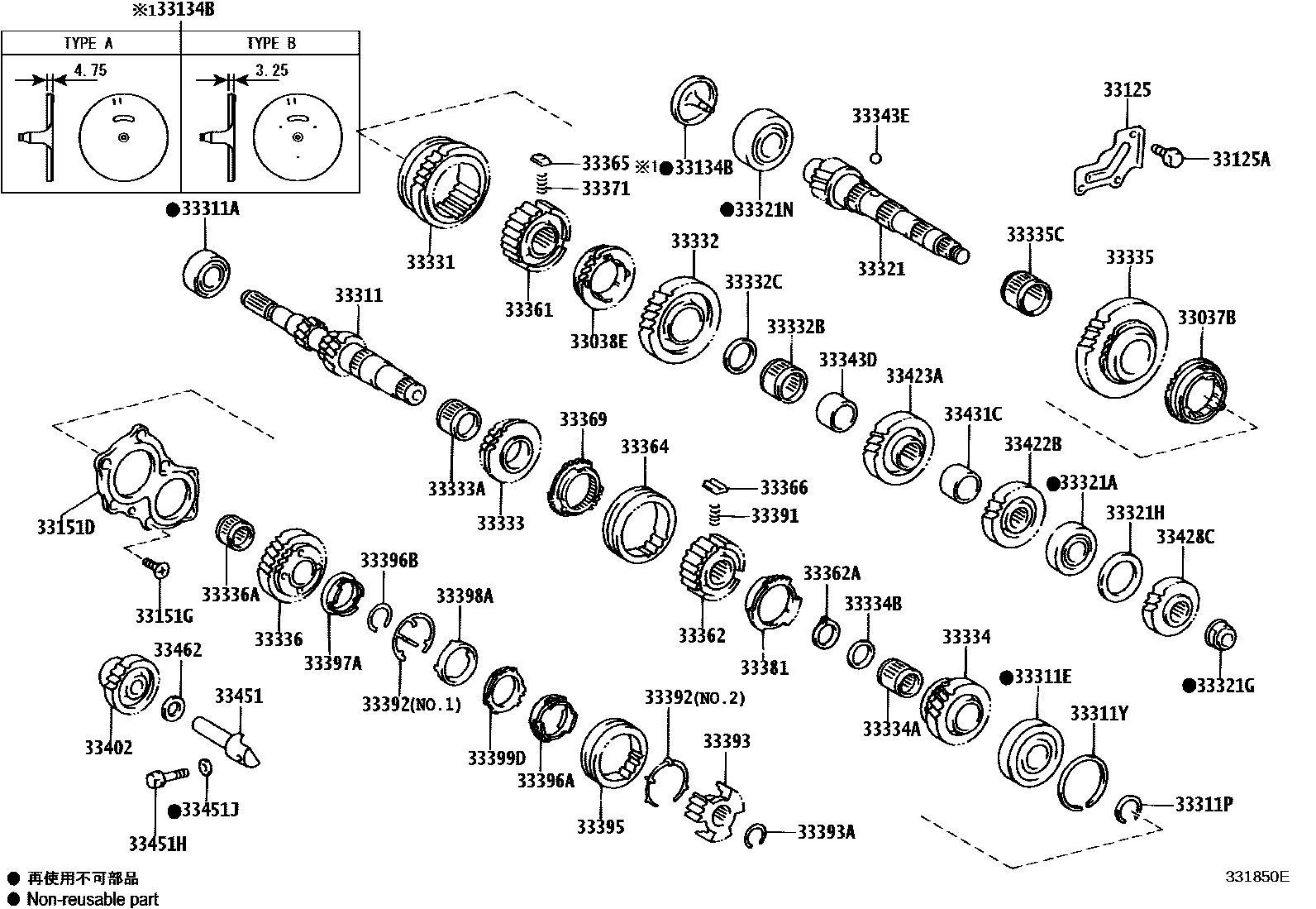 3305 — TRANSMISSION GEAR (MTM)