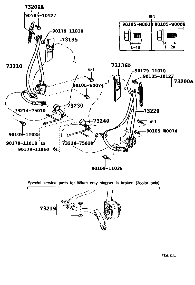 7104 — SEAT BELT & CHILD RESTRAINT SEAT