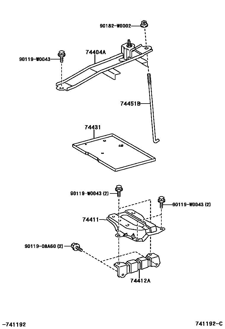 7402 — BATTERY CARRIER