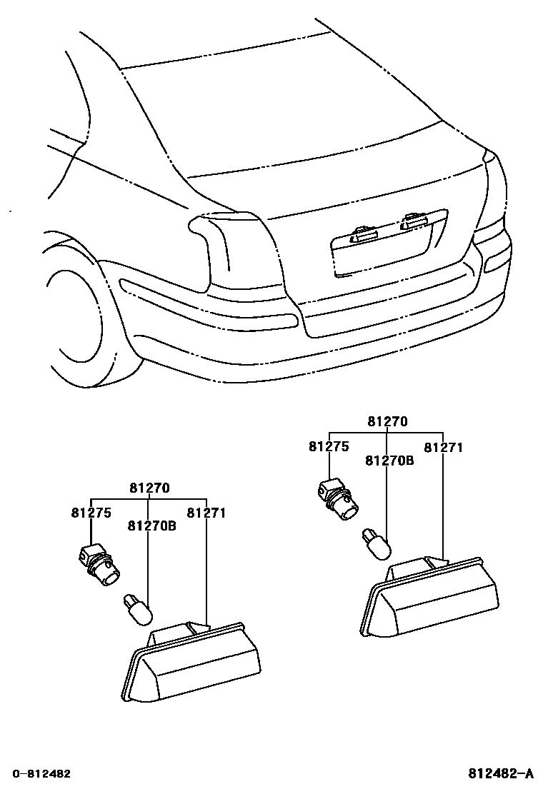8113 — REAR LICENSE PLATE LAMP