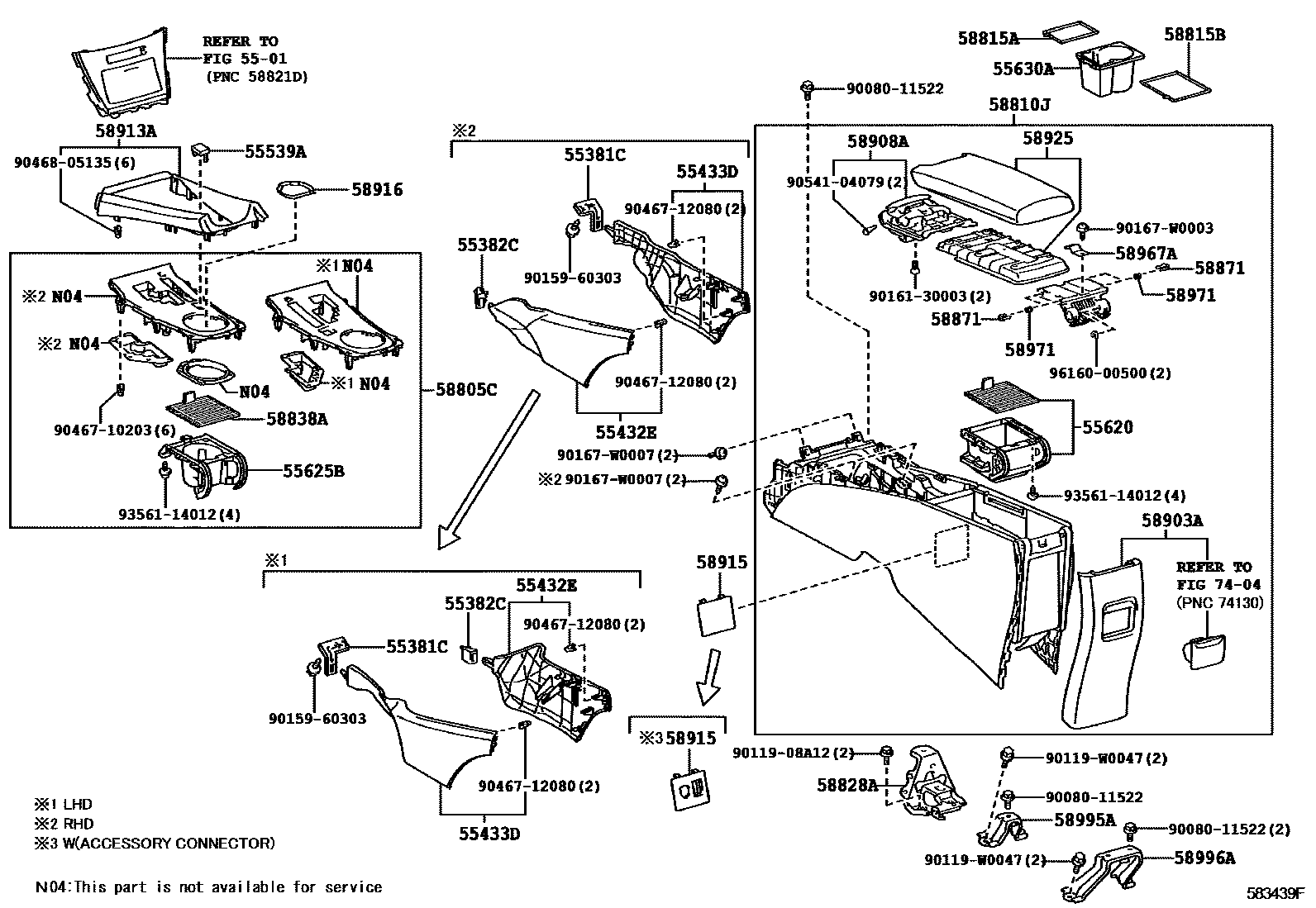 5806 — CONSOLE BOX & BRACKET