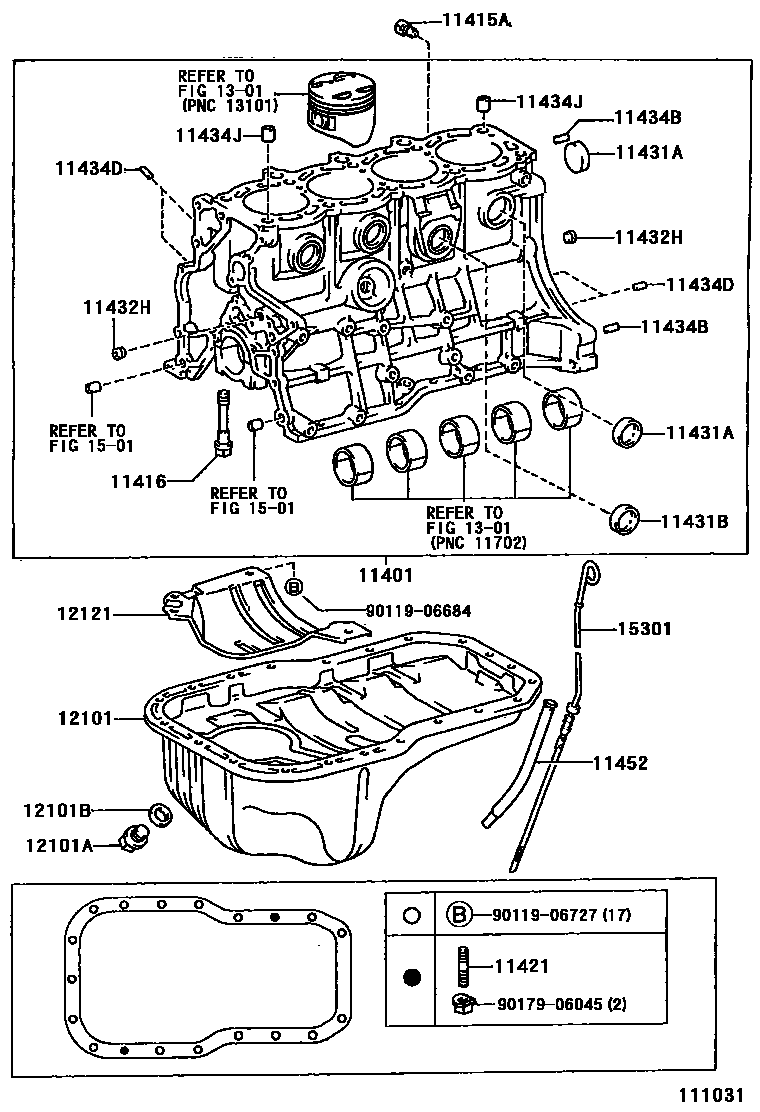 1105 — CYLINDER BLOCK