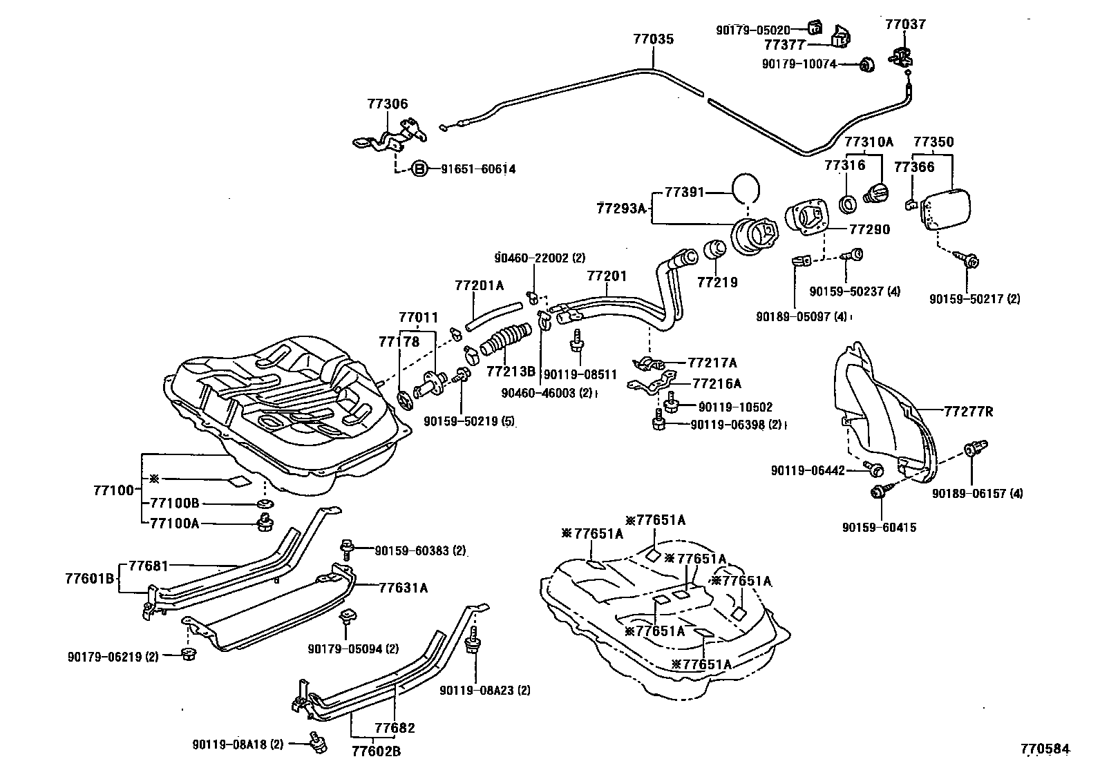 7701 — FUEL TANK & TUBE