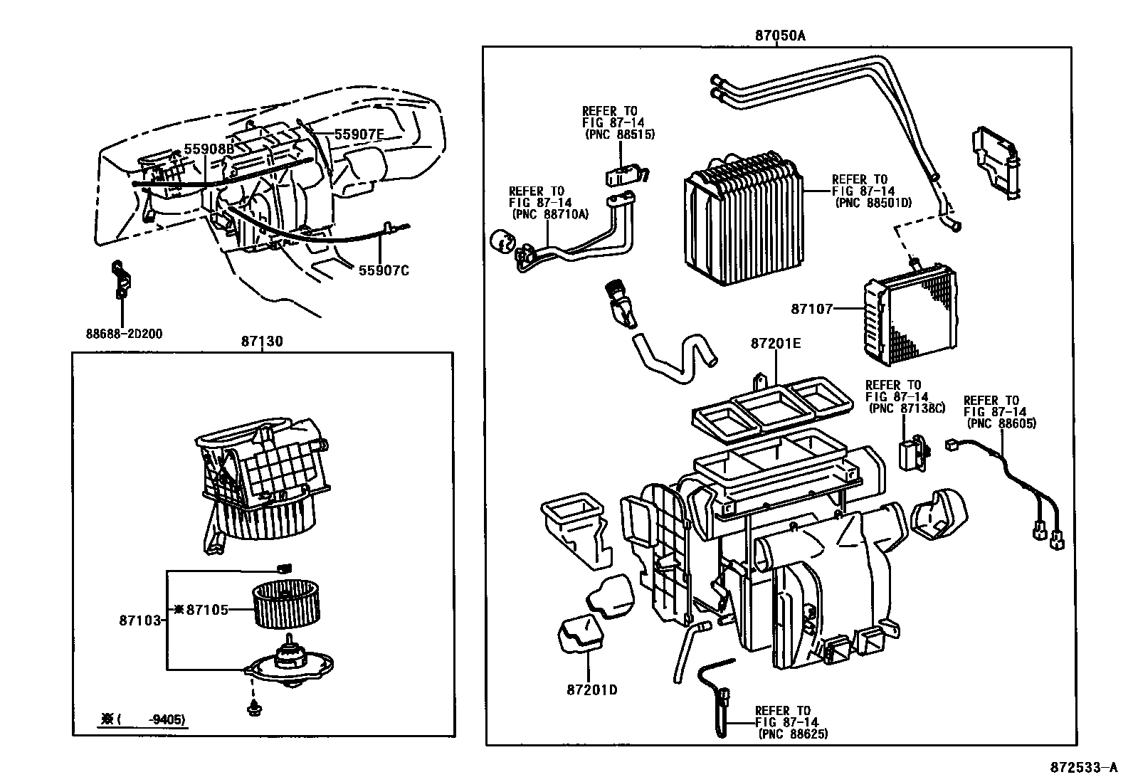 8712 — HEATING & AIR CONDITIONING - HEATER UNIT & BLOWER