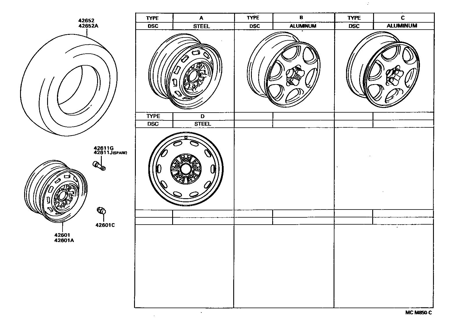 4103 — DISC WHEEL & WHEEL CAP