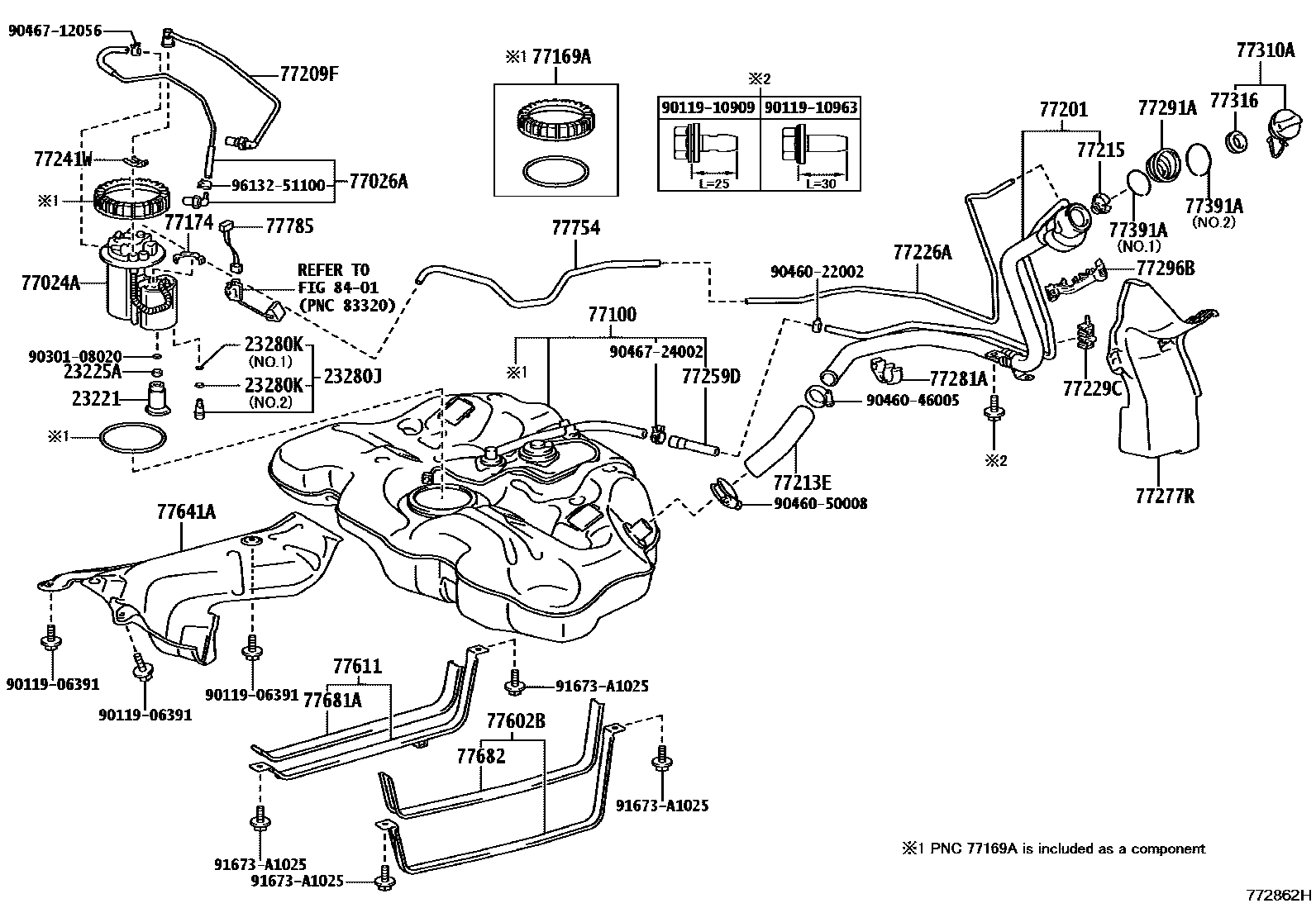 7701 — FUEL TANK & TUBE