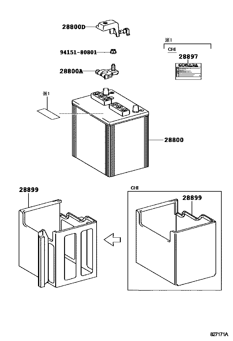8201 — BATTERY & BATTERY CABLE