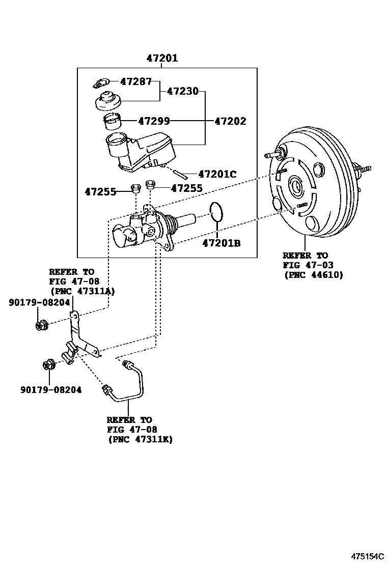 4702 — BRAKE MASTER CYLINDER