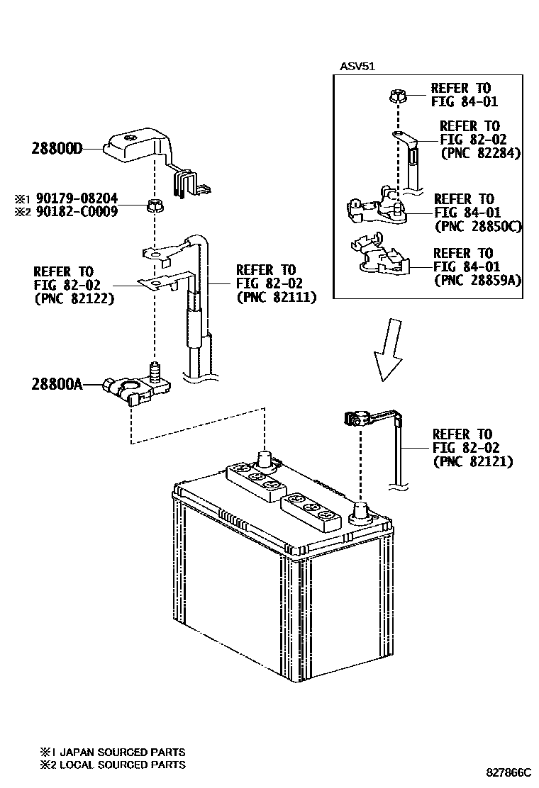 8201 — BATTERY & BATTERY CABLE
