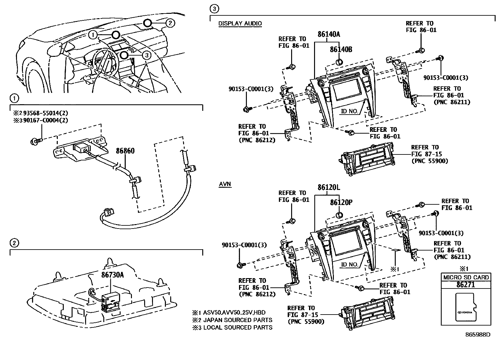 8603 — NAVIGATION & FRONT MONITOR DISPLAY
