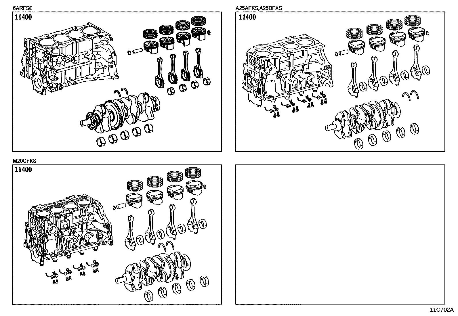 1102 — SHORT BLOCK ASSEMBLY